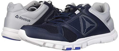 Reebok Men's Yourflex Train 10 MT Sneaker, Collegiate Navy/Cloud gre, 11 M US Reebok Men's Yourflex Train 10 MT Sneaker, Collegiate Navy/Cloud gre, 11 M US