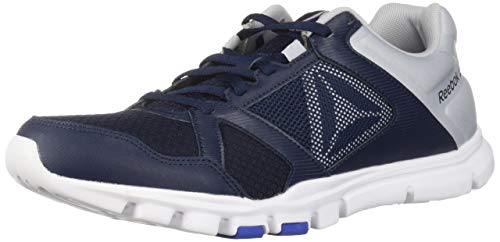 Reebok Men's Yourflex Train 10 MT Sneaker, Collegiate Navy/Cloud gre, 11 M US