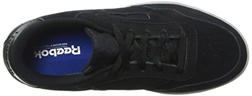 Reebok Mujeres Club MEMT Bajos & Medios Cordon Zapatos para Correr, Us-Black/Cool Shadow, Talla 5