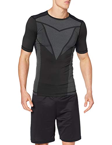 Reebok Ost SS AC Vent Comp tee Camiseta, Hombre, Negro, L Reebok Ost SS AC Vent Comp tee Camiseta, Hombre, Negro, L