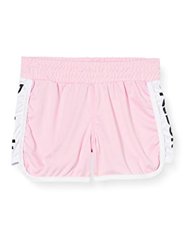 Reebok Pantalon Corto Big Poly Interlock, Niñas, Pink, S