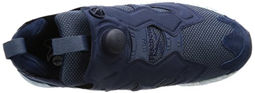 Reebok Pump Instapump Fury ACHM Hombre Running Trainers Sneakers (UK 2 US 3 EU 33, Collegiate Navy Royal Slate BD1551)