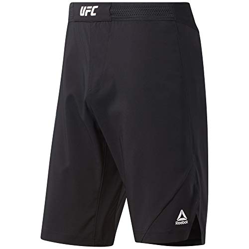 Reebok RBK MMA Short Pantalón Corto, Hombre, Negro, 32" Reebok RBK MMA Short Pantalón Corto, Hombre, Negro, 32"