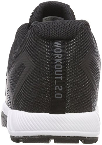 Reebok Ros Workout TR 2.0, Zapatillas de Deporte Mujer, Negro (Black/Alloy/White 000), 37 EU