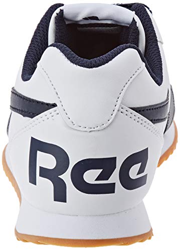 Reebok Royal CLJOG 2, Zapatillas de Trail Running para Hombre, Multicolor (White/Collegiate Navy 000), 38.5 EU