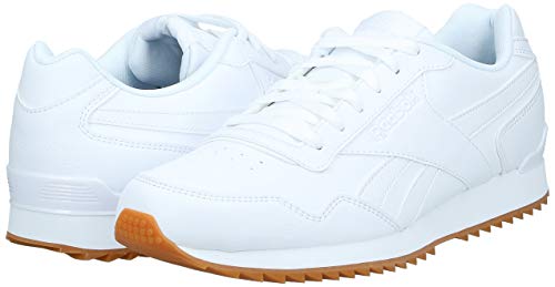 Reebok Royal Glide Ripple Clip, Zapatillas Clasicos para Hombre, Blanco (White/Gum), 42.5 EU