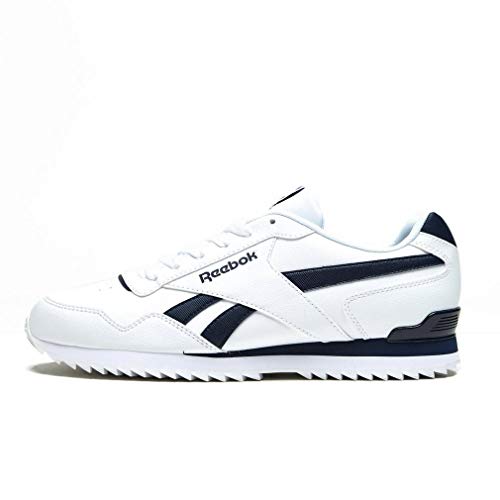 Reebok Royal Glide Rplclp, Zapatillas de Gimnasia, Blanco (White/Collegiate Navy White/Collegiate Navy), 34.5 EU