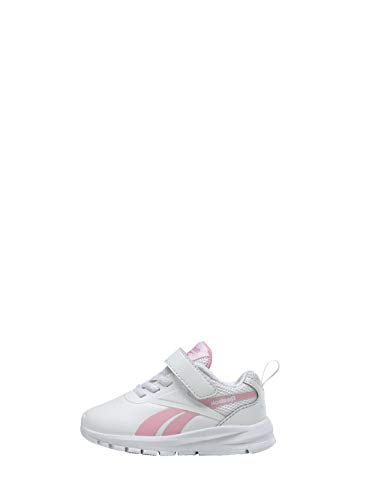 Reebok Rush Runner 3.0 Syn ALT, Zapatillas de Running para Niñas, Blanco/Blanco/ROSSUA, 30 EU