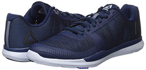 Reebok Sprint TR, Zapatillas de Deporte para Hombre, Azul (Collegiate Navy/Cloud Grey/Acid Blue 000), 39 EU