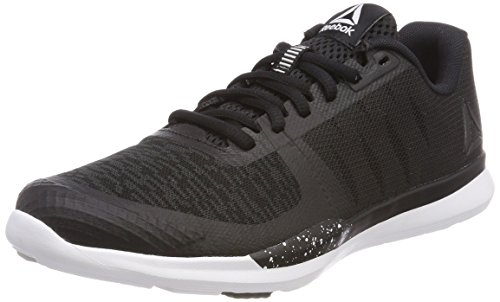 Reebok Sprint TR, Zapatillas de Deporte para Mujer, Negro (Blk/Wht/Skull Grey 000), 38 EU Reebok Sprint TR, Zapatillas de Deporte para Mujer, Negro (Blk/Wht/Skull Grey 000), 38 EU