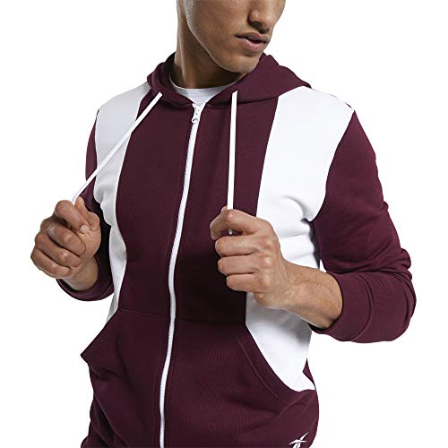 Reebok TE Linear Logo TS Chándal, Hombre, Granat, S Reebok TE Linear Logo TS Chándal, Hombre, Granat, S