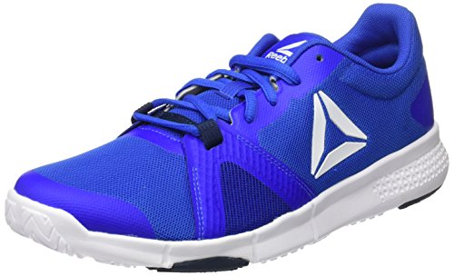 Reebok Trainflex Lite, Zapatillas de Deporte Hombre, Azul (Vital Blue/Collegiate Navy/White), 44.5 EU