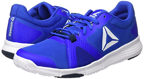 Reebok Trainflex Lite, Zapatillas de Deporte Hombre, Azul (Vital Blue/Collegiate Navy/White), 44.5 EU