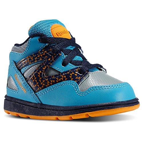 Reebok – Versa Pump Omni Lite – Kids Zapatillas – Azul/Negro, color Azul, talla 24