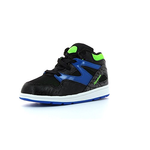 Reebok Versa Pump Omni Lite, Zapatos de Primeros Pasos Unisex bebé, Negro/Azul/Verde/Blanco (Black/Blue Sport/Solar Green/Wht), 22 Reebok Versa Pump Omni Lite, Zapatos de Primeros Pasos Unisex bebé, Negro/Azul/Verde/Blanco (Black/Blue Sport/Solar Green/Wht), 22