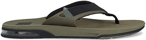 Reef Fanning Low, Chanclas Hombre, Verde (Olive OLI), 45 EU