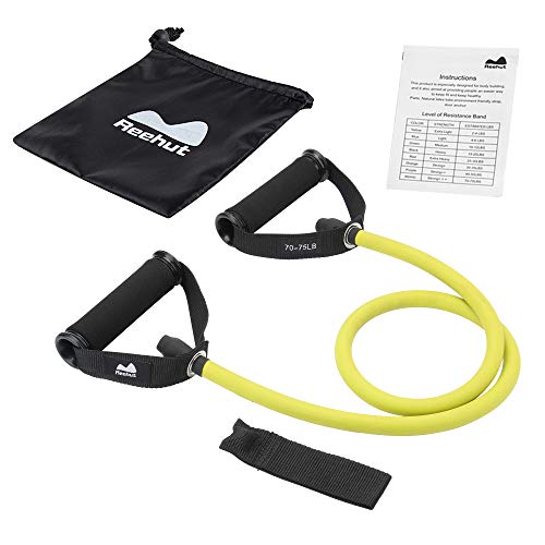 REEHUT Bandas Elásticas de Entrenamiento, Bandas de Resistencia para Fitness Cable de Ejercicio de Entrenamiento para Tonificación Muscular, Equipo de Ejercicio de Estiramientos para Yoga - Atómico