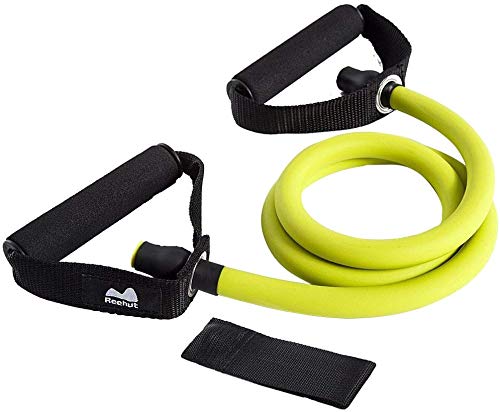 REEHUT Bandas Elásticas de Entrenamiento, Bandas de Resistencia para Fitness Cable de Ejercicio de Entrenamiento para Tonificación Muscular, Equipo de Ejercicio de Estiramientos para Yoga - Atómico REEHUT Bandas Elásticas de Entrenamiento, Bandas de Resistencia para Fitness Cable de Ejercicio de Entrenamiento para Tonificación Muscular, Equipo de Ejercicio de Estiramientos para Yoga - Atómico