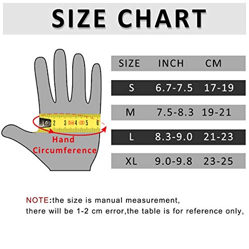 REETEE Guantes de Bicicleta Medio Dedo Guantes para Hombres Mujeres Antideslizante Transpirable Guantes de Ciclismo Guantes Deportivos Cortos para al Aire Libre de Ciclismo (Rojo, L) REETEE Guantes de Bicicleta Medio Dedo Guantes para Hombres Mujeres Antideslizante Transpirable Guantes de Ciclismo Guantes Deportivos Cortos para al Aire Libre de Ciclismo (Rojo, L)