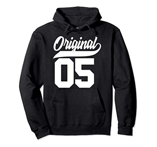 Regalo de 16 cumpleaños Chicos Chicas Original Nacido 2005 Sudadera con Capucha