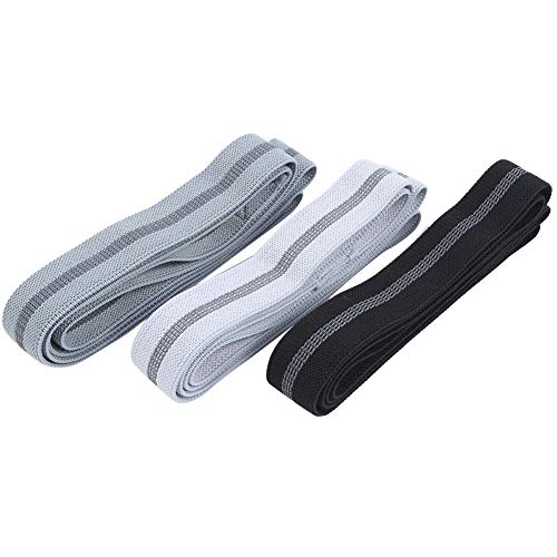 【?????? ?? ???????】 Cuerda de tracción para Mujer, Anillo de Entrenamiento, Material de algodón y poliéster, Bandas de Resistencia para Ejercicios, 3 Piezas/Juego de Cuerdas(Black Gray 【?????? ?? ???????】 Cuerda de tracción para Mujer, Anillo de Entrenamiento, Material de algodón y poliéster, Bandas de Resistencia para Ejercicios, 3 Piezas/Juego de Cuerdas(Black Gray