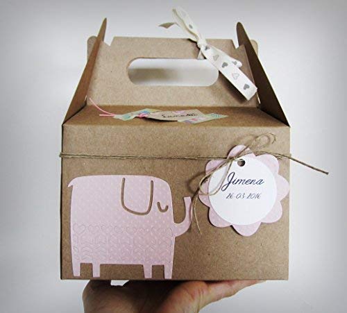 Regalo Original para Recién Nacidos | Caja con Cupcake (Babero TOMMEE TIPPEE + Calcetines en Algodón), Esponja natural SUAVINEX y Calcetines en Forma de Flor | Baby Shower Idea Regalo | Tonos Rosas, Para Niñas