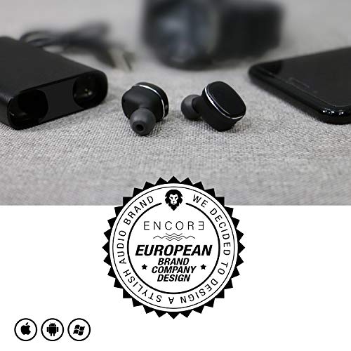 Regalos Originales - ENCORE® POWERSOUND Marca Europea - Auriculares inalambricos Bluetooth, 70h Sonido estéreo con bateria portatil para movil, Cascos Bluetooth con microfono, pc iOS y Android Regalos Originales - ENCORE® POWERSOUND Marca Europea - Auriculares inalambricos Bluetooth, 70h Sonido estéreo con bateria portatil para movil, Cascos Bluetooth con microfono, pc iOS y Android