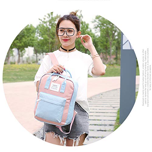 REGEN Mochila Para Mujer, Bolso De Hombro De Lona Impermeable, Bolso De Viaje Para Mujer, Bolso De Viaje Para Mujer, Bolso De Viaje Impermeable Para Mujer