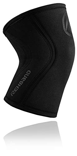 Rehband Rodillera RX 7 mm Carbon Black Carbon Black, talla M Rehband Rodillera RX 7 mm Carbon Black Carbon Black, talla M