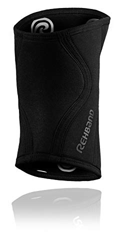 Rehband Rodillera RX 7 mm Carbon Black Carbon Black, talla M Rehband Rodillera RX 7 mm Carbon Black Carbon Black, talla M