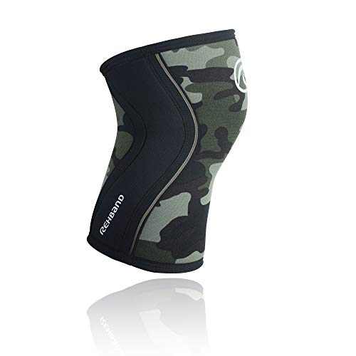 Rehband RX Knee Sleeve 5 mm Rodillera, Camoflage, S