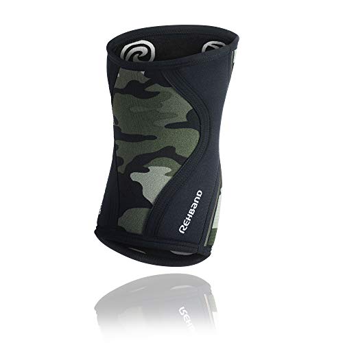 Rehband RX Knee Sleeve 5 mm Rodillera, Camoflage, S Rehband RX Knee Sleeve 5 mm Rodillera, Camoflage, S