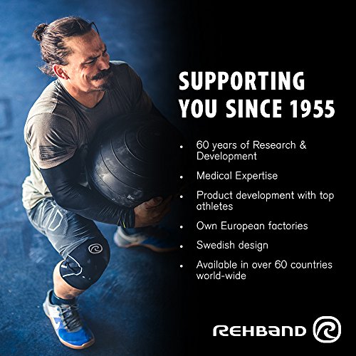 Rehband RX Rodillera Negro, M Rehband RX Rodillera Negro, M