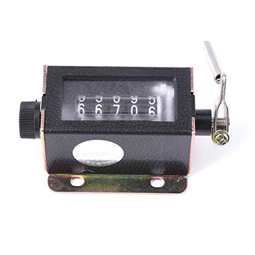 Rehomy Contador de Dígitos D67-F Contador de Recuento Manual de Carrera Manual de Restablecimiento Mecánico de 5 Dígitos Rehomy Contador de Dígitos D67-F Contador de Recuento Manual de Carrera Manual de Restablecimiento Mecánico de 5 Dígitos