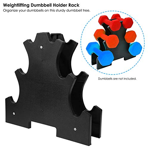 Rehomy Levantamiento de Pesas con Mancuernas Soporte de Pesas de Rack Soporte Soporte con Mancuernas