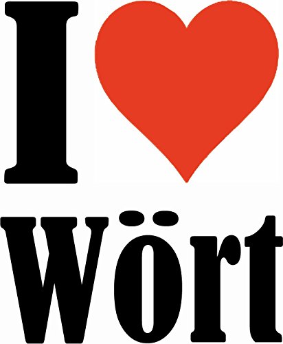 Reifen-Markt Hard Cover - Funda para teléfono móvil Compatible con Apple iPhone 4 / 4S I Love Wört Reifen-Markt Hard Cover - Funda para teléfono móvil Compatible con Apple iPhone 4 / 4S I Love Wört