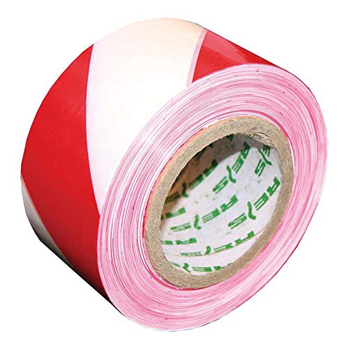 Reis TASO100CW-31S - Cinta de advertencia, color rojo y blanco Reis TASO100CW-31S - Cinta de advertencia, color rojo y blanco