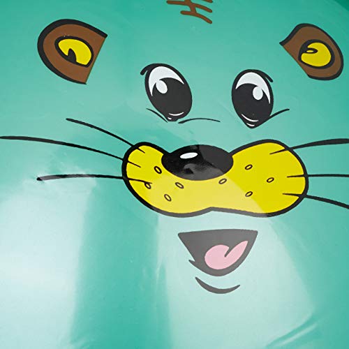 Relaxdays Bola Saltarina para Niños, Pelota Saltar Animales, Balón Infantil, 45 cm Diámetro, PVC, Verde, color, 45 x 45 x 55 cm (10022554_53) , color/modelo surtido Relaxdays Bola Saltarina para Niños, Pelota Saltar Animales, Balón Infantil, 45 cm Diámetro, PVC, Verde, color, 45 x 45 x 55 cm (10022554_53) , color/modelo surtido