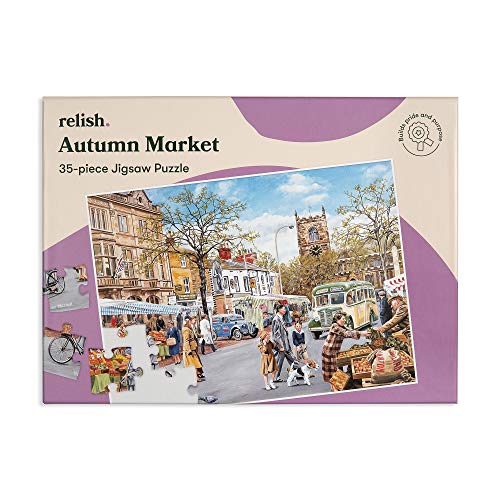 Relish ‘Autumn Market’ Puzle de 35 Piezas diseñado para Personas ancianas con Demencia / Alzheimer’s