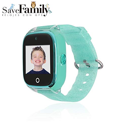 Reloj con GPS para niños SaveFamily Infantil Superior acuático Ip67 con cámara. Botón SOS, Anti-Bullying, Chat Privado, Modo Colegio, Llamadas y Mensajes. App SaveFamily. Incluye Cargador. Verde Reloj con GPS para niños SaveFamily Infantil Superior acuático Ip67 con cámara. Botón SOS, Anti-Bullying, Chat Privado, Modo Colegio, Llamadas y Mensajes. App SaveFamily. Incluye Cargador. Verde
