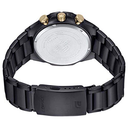 Reloj cronógrafo de Cuarzo Casio Edifice para Hombre con Esfera Negra Pulsera Oyster en Acero Chapado en IP EFR-569DC-1AVUEF Reloj cronógrafo de Cuarzo Casio Edifice para Hombre con Esfera Negra Pulsera Oyster en Acero Chapado en IP EFR-569DC-1AVUEF