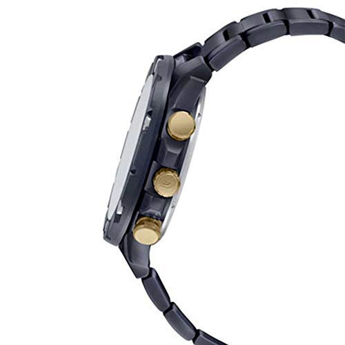 Reloj cronógrafo de Cuarzo Casio Edifice para Hombre con Esfera Negra Pulsera Oyster en Acero Chapado en IP EFR-569DC-1AVUEF Reloj cronógrafo de Cuarzo Casio Edifice para Hombre con Esfera Negra Pulsera Oyster en Acero Chapado en IP EFR-569DC-1AVUEF