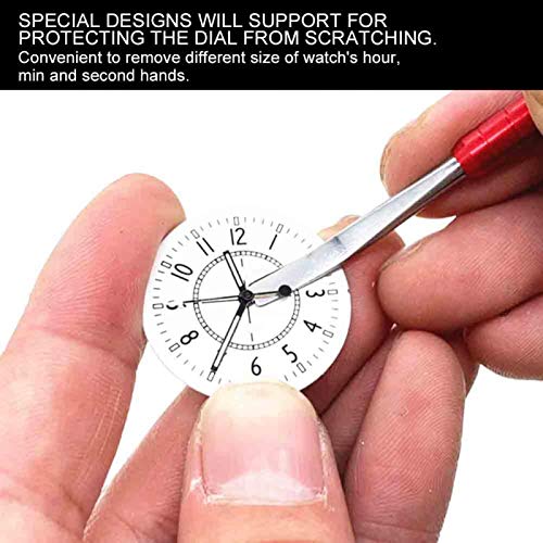 Reloj de 2 piezas para quitar las manecillas de la segunda hora, duradero y resistente, ligero, fácil de transportar, de tamaño compacto que facilita su almacenamiento, para los relojeros y los trabaj Reloj de 2 piezas para quitar las manecillas de la segunda hora, duradero y resistente, ligero, fácil de transportar, de tamaño compacto que facilita su almacenamiento, para los relojeros y los trabaj