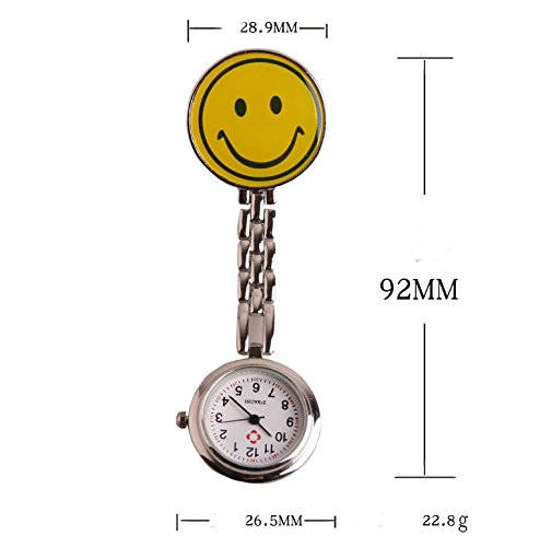 Reloj de bolsillo de cuarzo de la marca SENCEE, diseño de enfermera