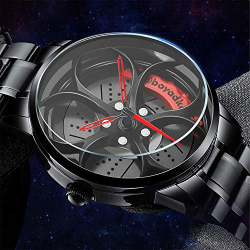 Reloj De Cubo De Llanta De Coche, Reloj Deportivo 3D para Rueda De Coche para Hombre, Reloj Deportivo Impermeable De Moda, Malla De Cuarzo para Hombre con Reloj De Cubo De Llanta (Black Green) Reloj De Cubo De Llanta De Coche, Reloj Deportivo 3D para Rueda De Coche para Hombre, Reloj Deportivo Impermeable De Moda, Malla De Cuarzo para Hombre con Reloj De Cubo De Llanta (Black Green)