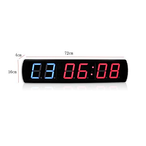 Reloj De Cuenta Regresiva LED Ampliación de Yoga Boxeo Temporizador electrónico 4 Pulgadas de Alta 6 Dígitos intervalo de Reloj de Cuenta atrás/adelante Reloj Cronómetro Reloj De Cuenta Regresiva LED Ampliación de Yoga Boxeo Temporizador electrónico 4 Pulgadas de Alta 6 Dígitos intervalo de Reloj de Cuenta atrás/adelante Reloj Cronómetro