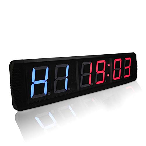 Reloj De Cuenta Regresiva LED Ampliación de Yoga Boxeo Temporizador electrónico 4 Pulgadas de Alta 6 Dígitos intervalo de Reloj de Cuenta atrás/adelante Reloj Cronómetro Reloj De Cuenta Regresiva LED Ampliación de Yoga Boxeo Temporizador electrónico 4 Pulgadas de Alta 6 Dígitos intervalo de Reloj de Cuenta atrás/adelante Reloj Cronómetro