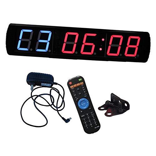 Reloj De Cuenta Regresiva LED Ampliación de Yoga Boxeo Temporizador electrónico 4 Pulgadas de Alta 6 Dígitos intervalo de Reloj de Cuenta atrás/adelante Reloj Cronómetro Reloj De Cuenta Regresiva LED Ampliación de Yoga Boxeo Temporizador electrónico 4 Pulgadas de Alta 6 Dígitos intervalo de Reloj de Cuenta atrás/adelante Reloj Cronómetro
