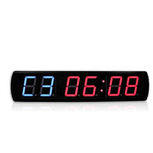 Reloj De Cuenta Regresiva LED Ampliación de Yoga Boxeo Temporizador electrónico 4 Pulgadas de Alta 6 Dígitos intervalo de Reloj de Cuenta atrás/adelante Reloj Cronómetro Reloj De Cuenta Regresiva LED Ampliación de Yoga Boxeo Temporizador electrónico 4 Pulgadas de Alta 6 Dígitos intervalo de Reloj de Cuenta atrás/adelante Reloj Cronómetro