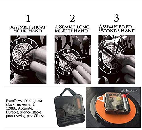 Reloj de Pared de Vinilo para Hombre Salud Fitness Ejercicio Reloj de Pared Músculos Hombres Culturismo Disco de Vinilo Reloj de Pared Centro de Fitness Decoración del hogar Regalos para niños Reloj de Pared de Vinilo para Hombre Salud Fitness Ejercicio Reloj de Pared Músculos Hombres Culturismo Disco de Vinilo Reloj de Pared Centro de Fitness Decoración del hogar Regalos para niños